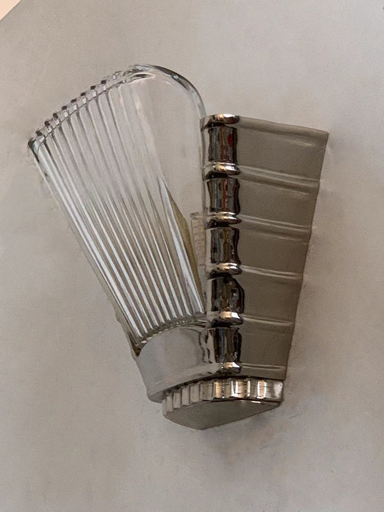 Artico - Vintage Industrial Art-Deco Brass Wall Sconce