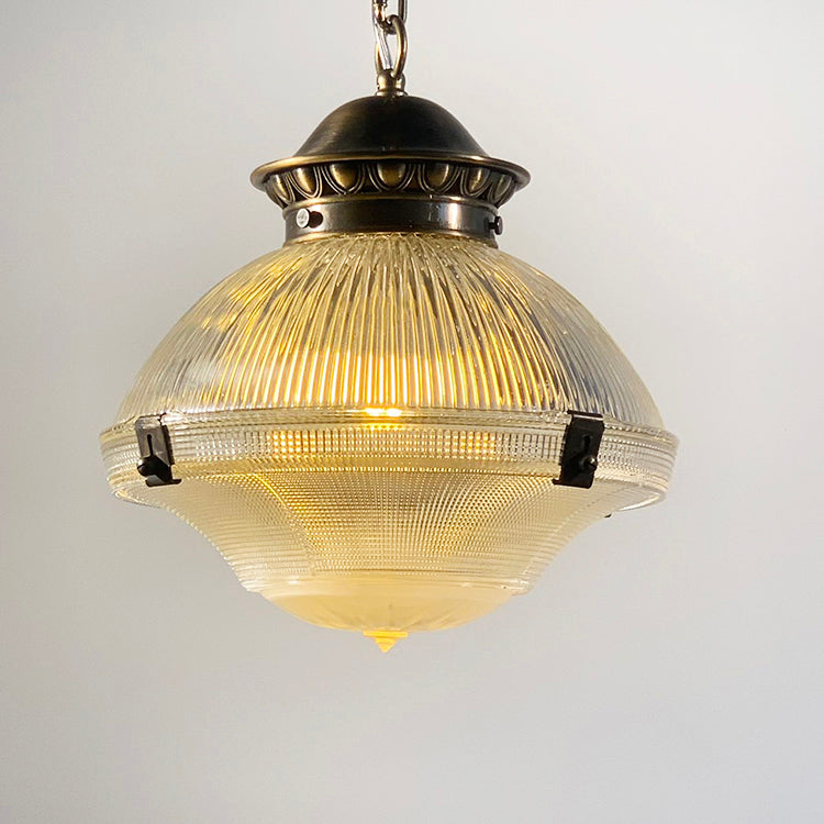 Industrial Forge - Unique Industrial Art-deco Glass Pendant