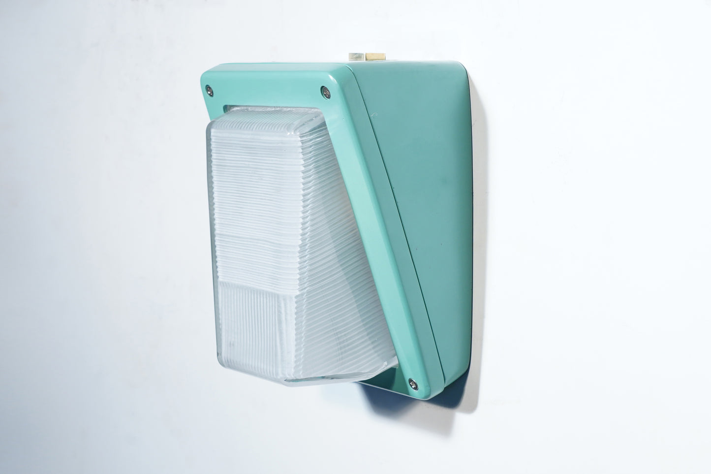 Azure - Geometric Tiffany Blue Art-Deco Style Wall Sconce