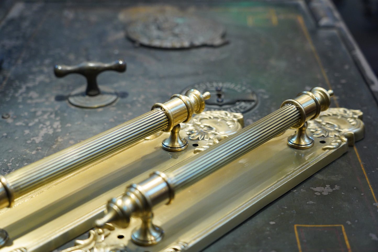 Regal - Brass Door Pull Handle Pair