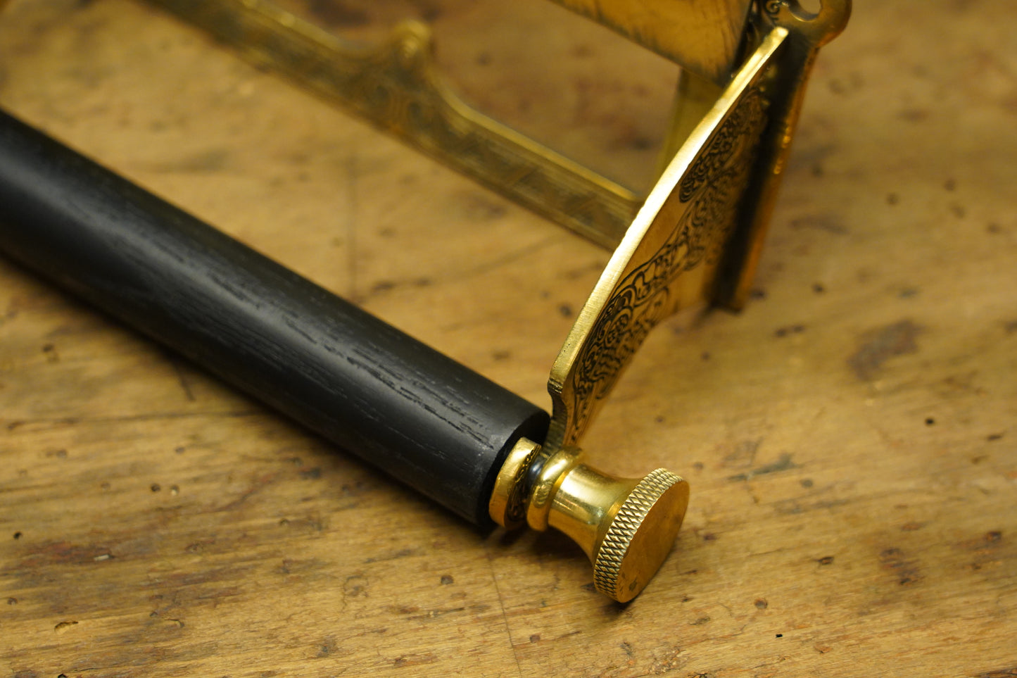 Ornate - Brass Toilet Paper Holder