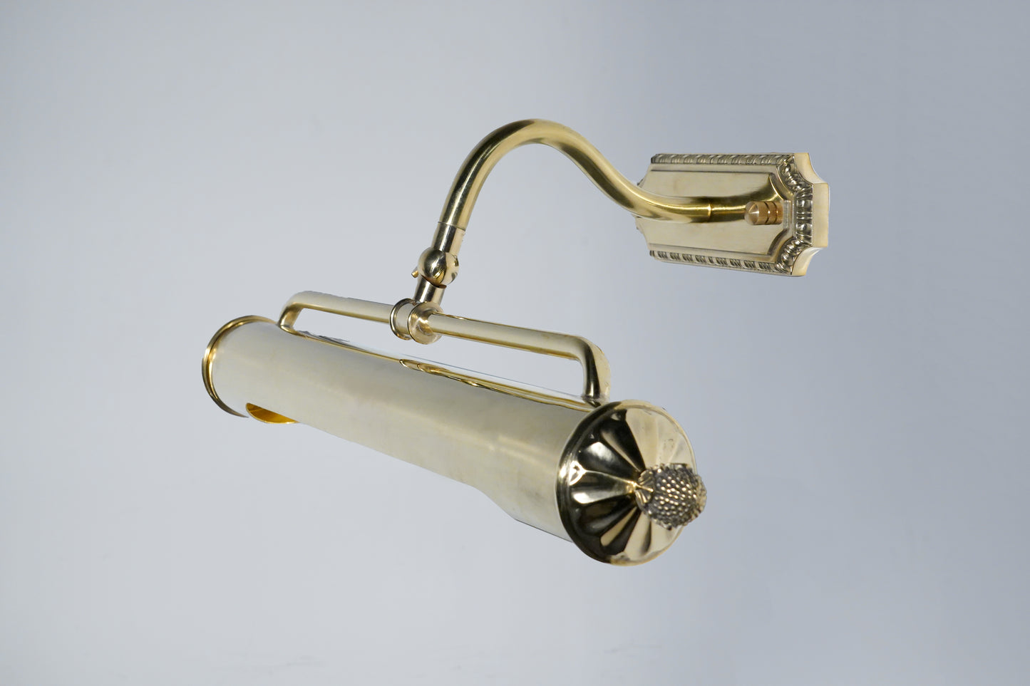 Gold Fusion - Vintage Industrial Brass Wall Sconce Picture Light