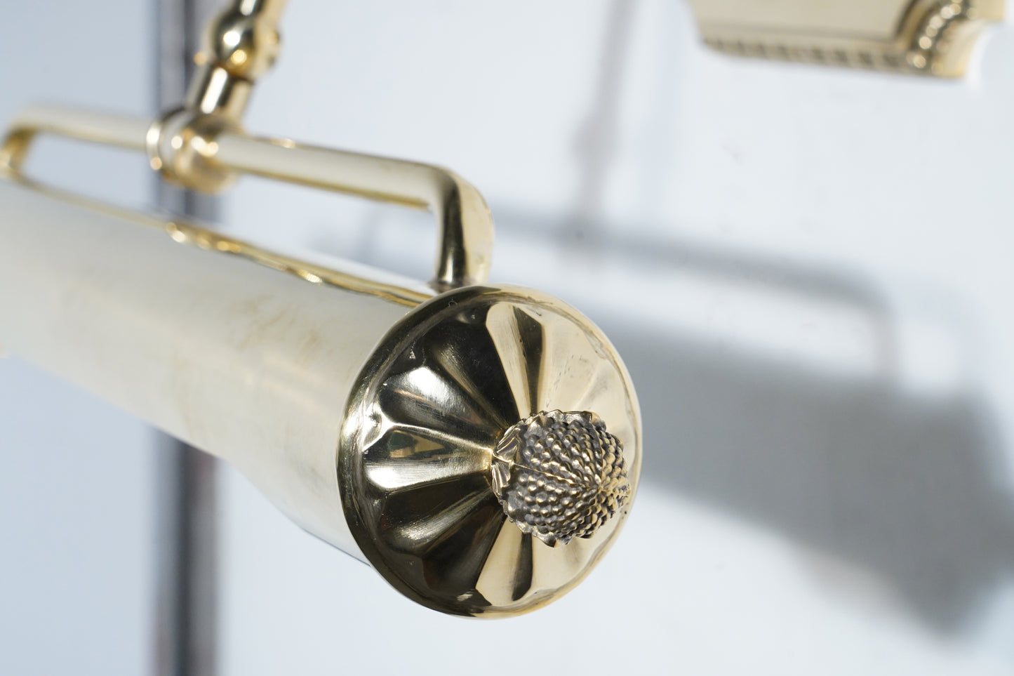 Gold Fusion - Vintage Industrial Brass Wall Sconce Picture Light