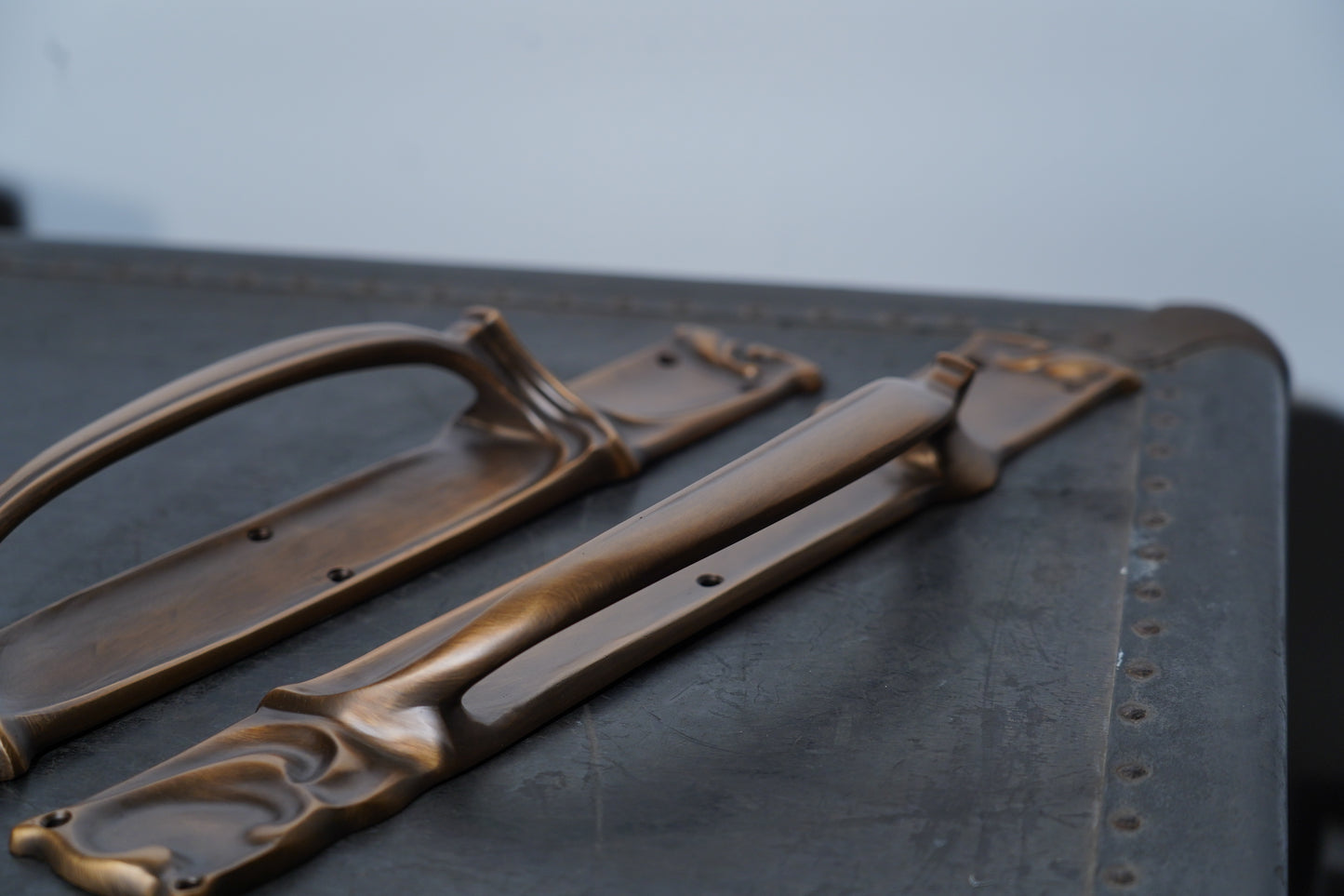 Artique - Brass Door Pull Handle Pair