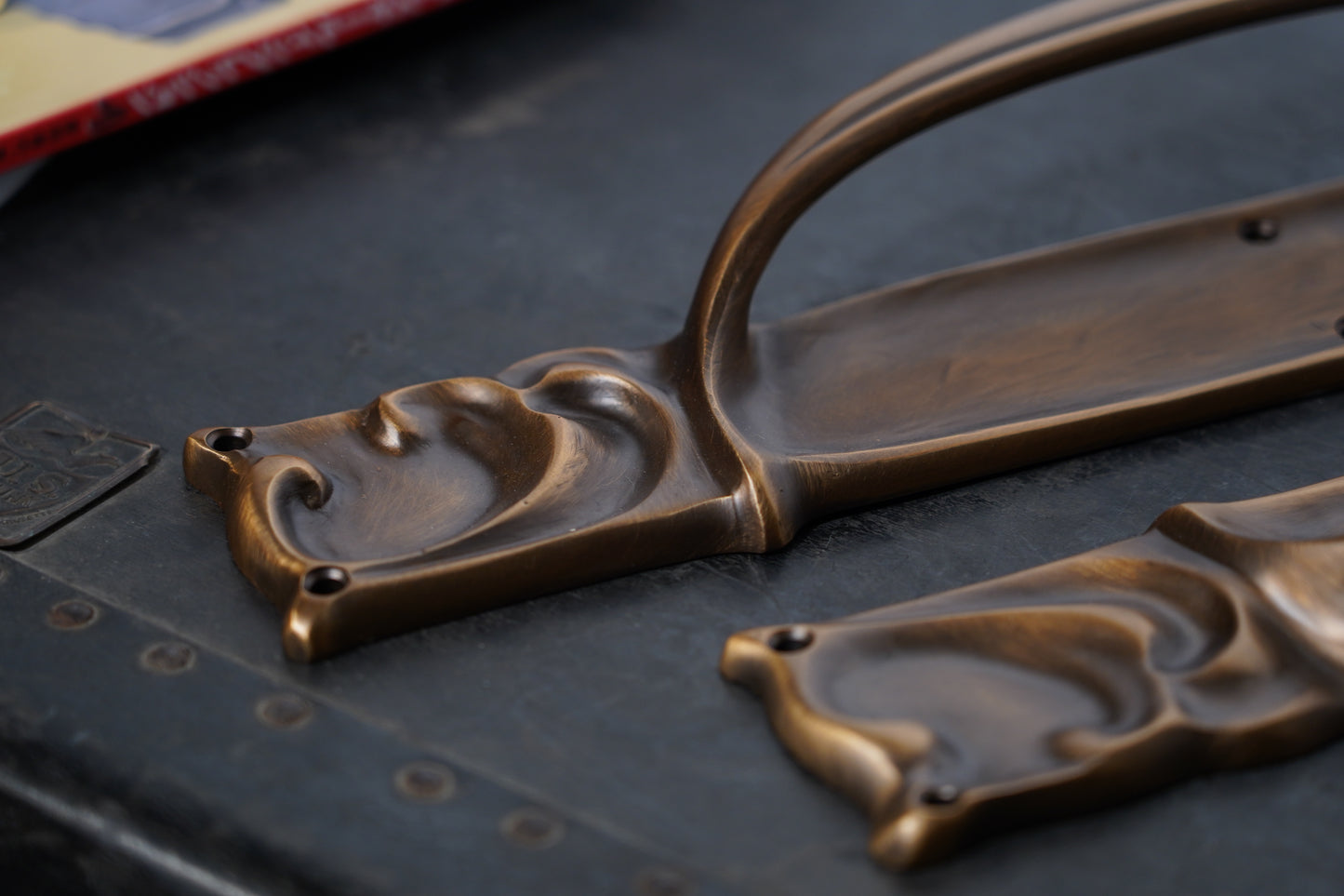Artique - Brass Door Pull Handle Pair