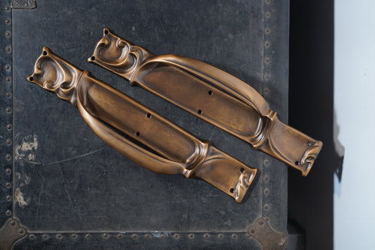 Artique - Brass Door Pull Handle Pair