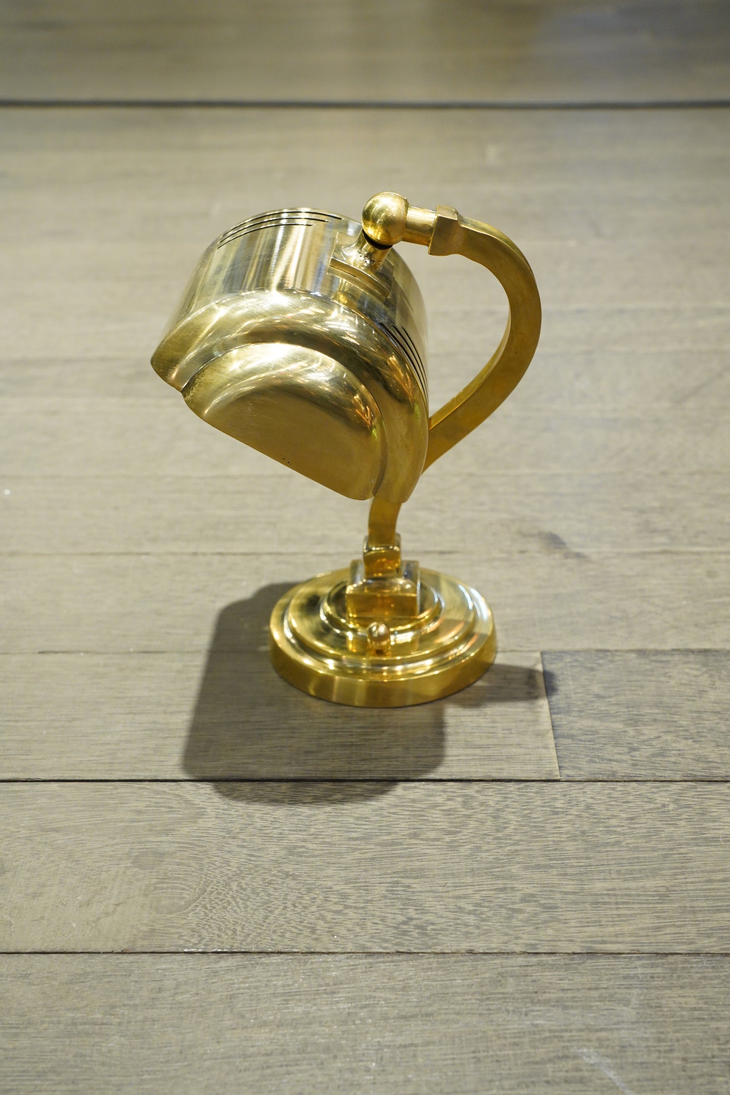 Brass Curves - Vintage Industrial Brass Wall Sconce