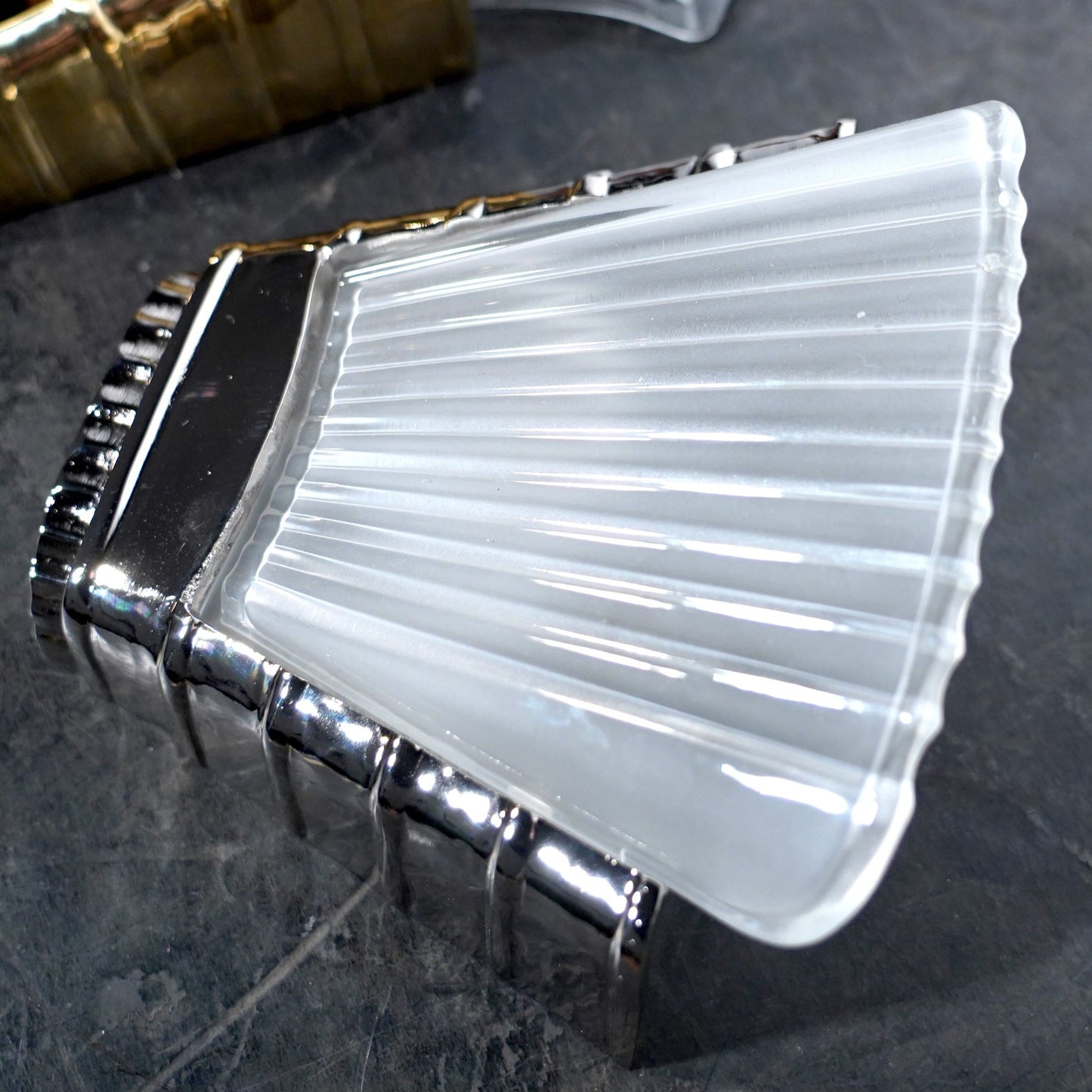 Artico - Vintage Industrial Art-Deco Brass Wall Sconce