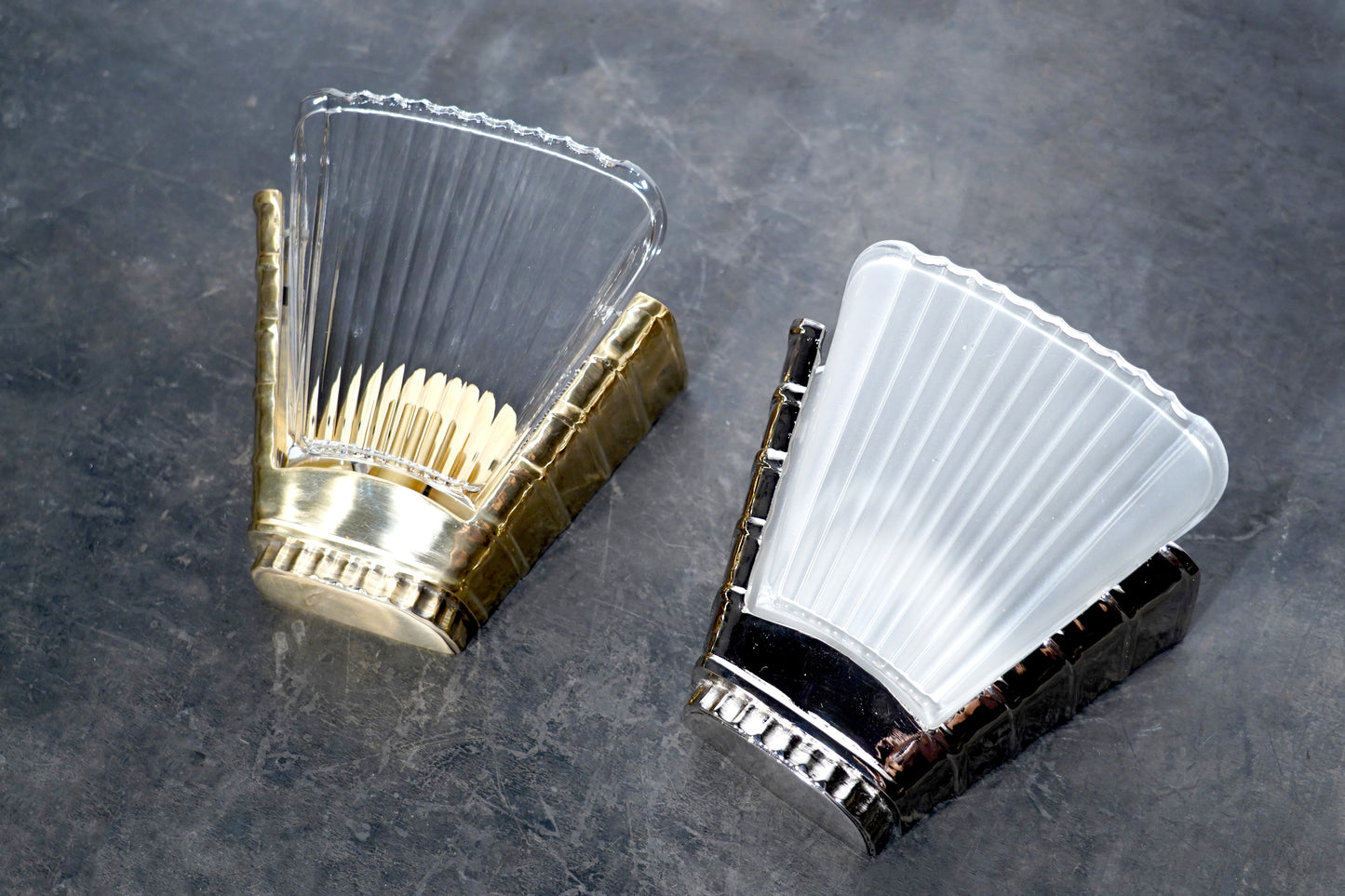 Artico - Vintage Industrial Art-Deco Brass Wall Sconce