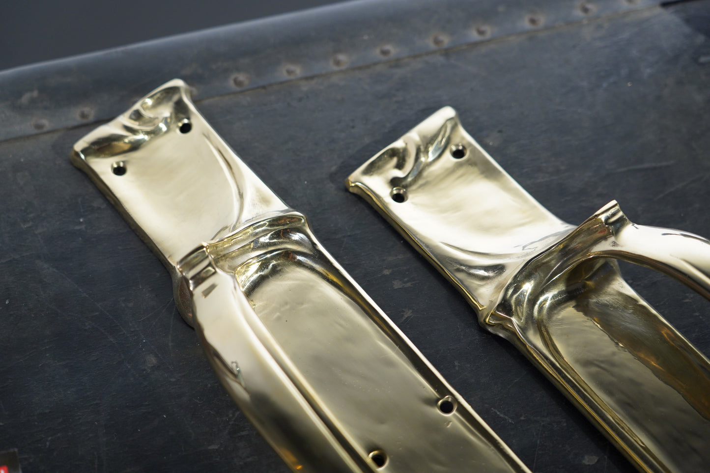 Artique - Brass Door Pull Handle Pair