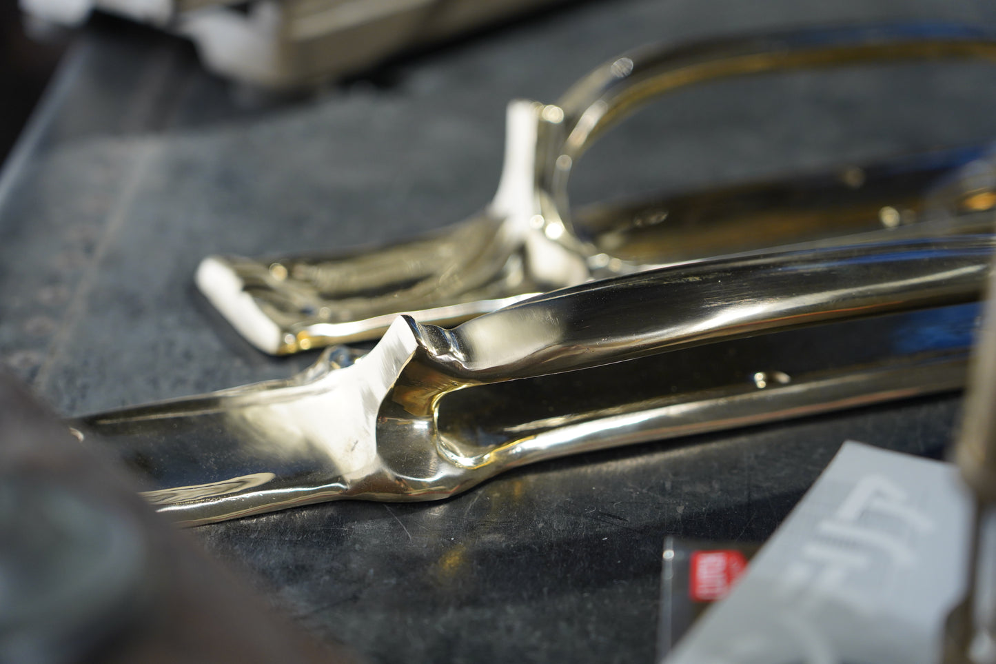 Artique - Brass Door Pull Handle Pair