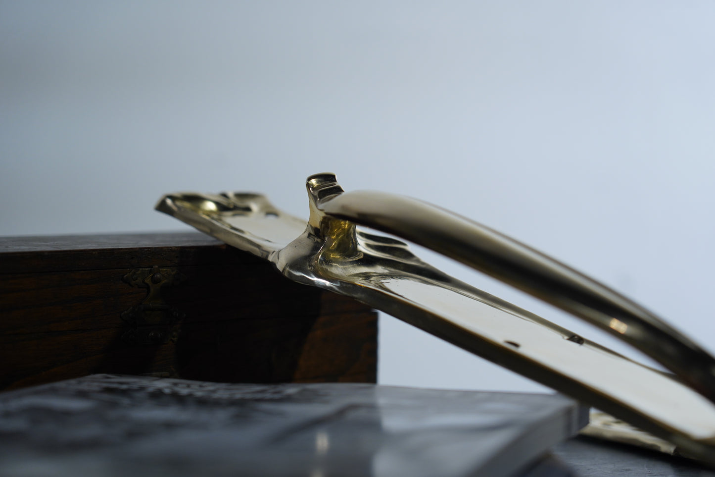 Artique - Brass Door Pull Handle Pair