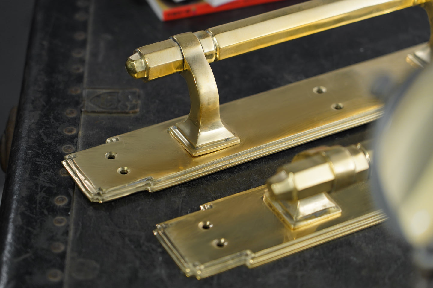 Aegis - Heavy Brass Door Pull Handle Pair