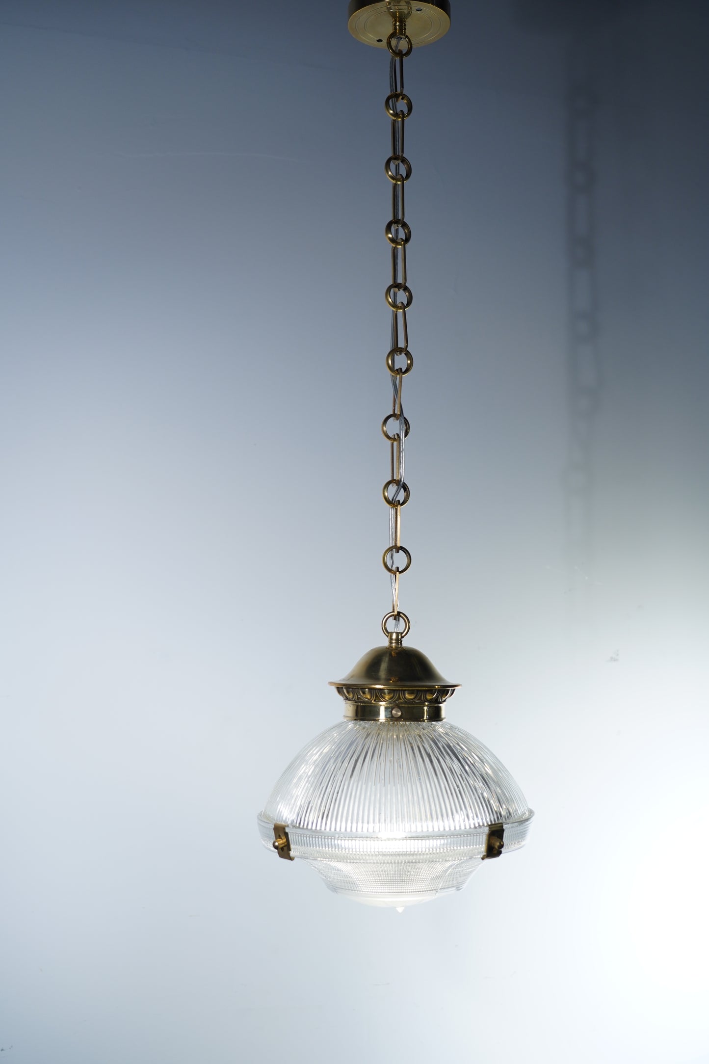Industrial Forge - Unique Industrial Art-deco Glass Pendant