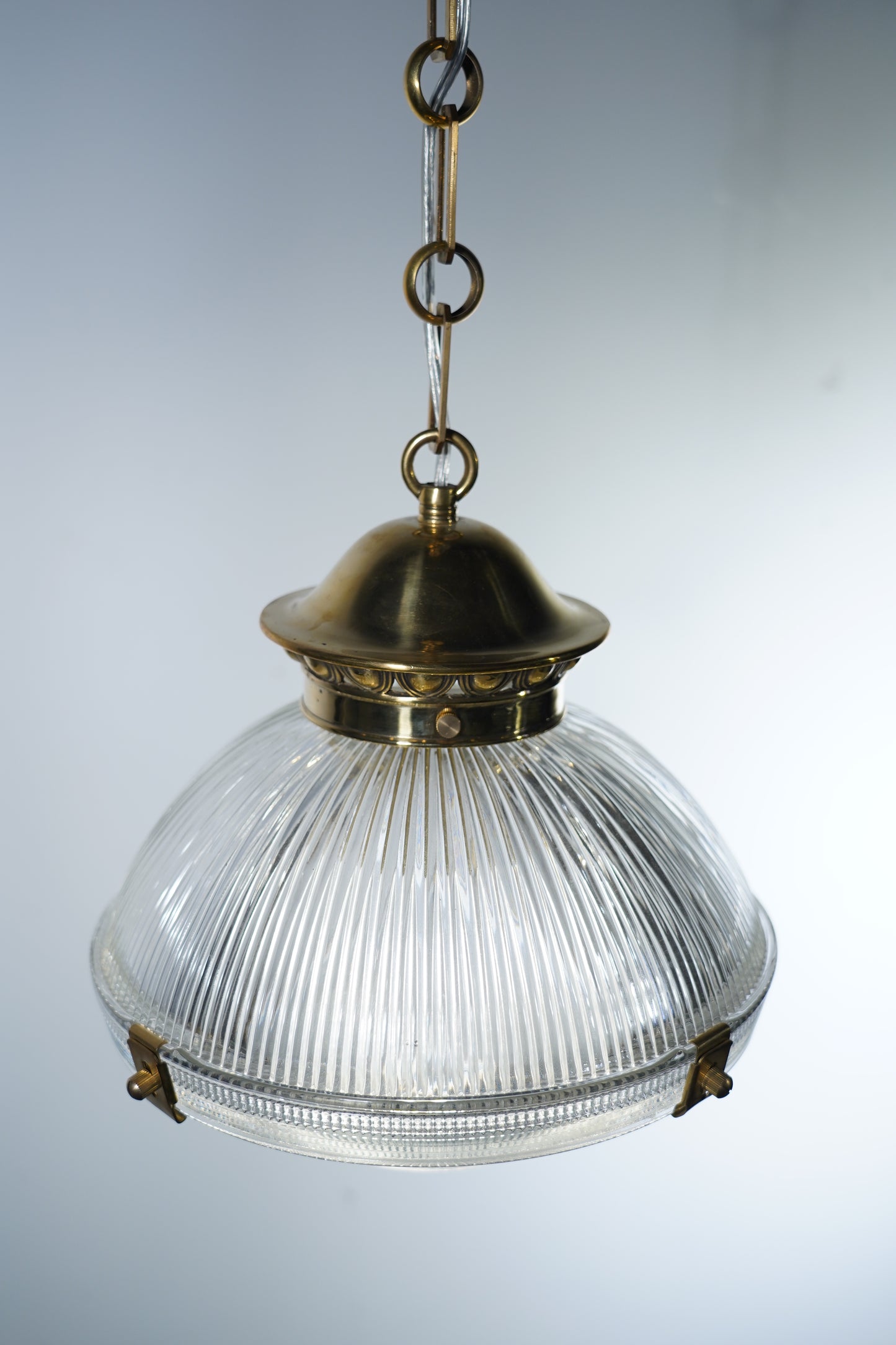 Industrial Forge - Unique Industrial Art-deco Glass Pendant
