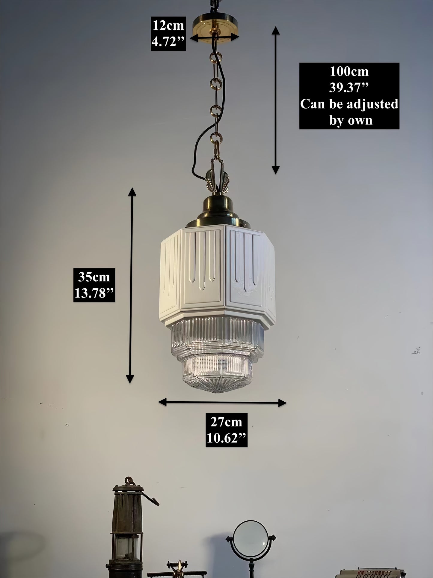Lumière - Art-Deco Hollywood Pendant Light Fixture