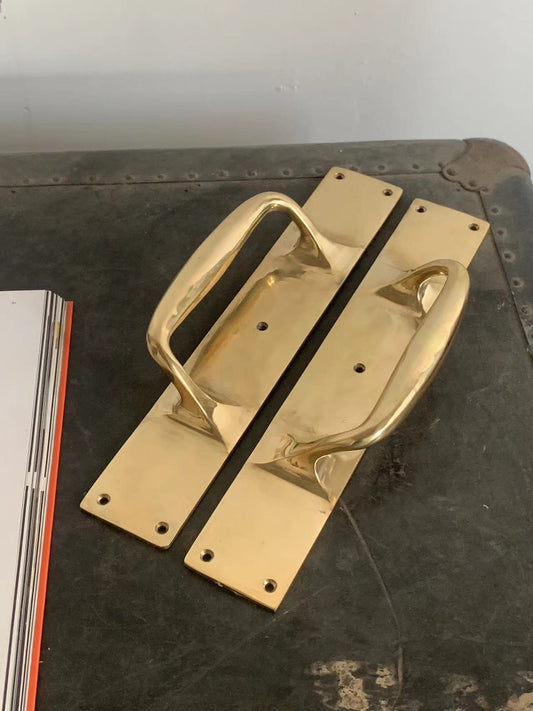 Aurum - Brass Door Pull Handle Pair