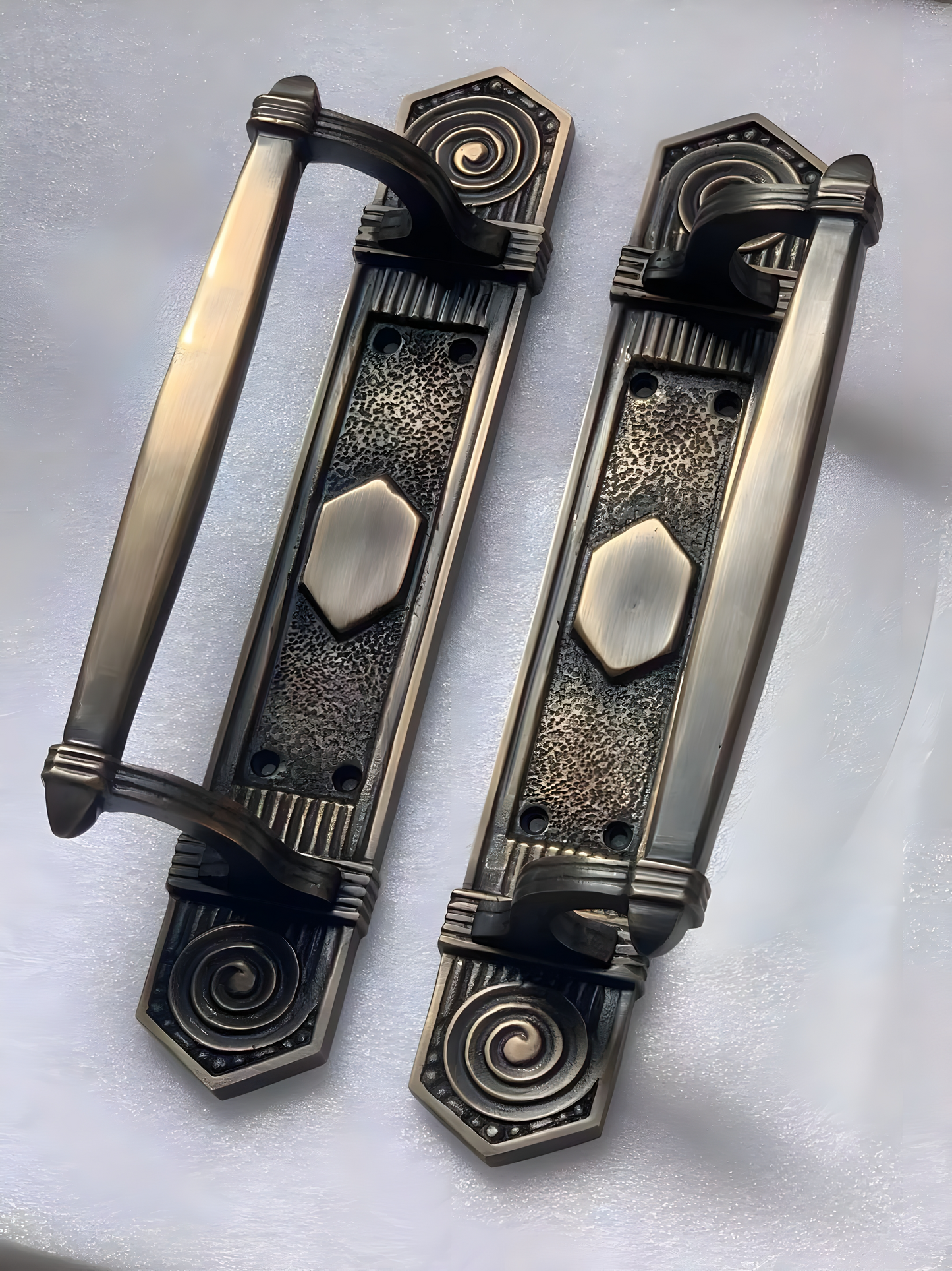 Brass Baron - Brass Door Pull Handle Pair