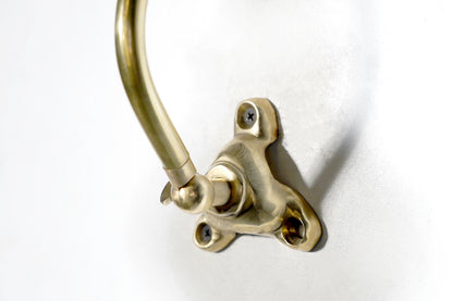 Brass Glow - Vintage Industrial Brass Arm-adjustable 5'' Shade Wall Light