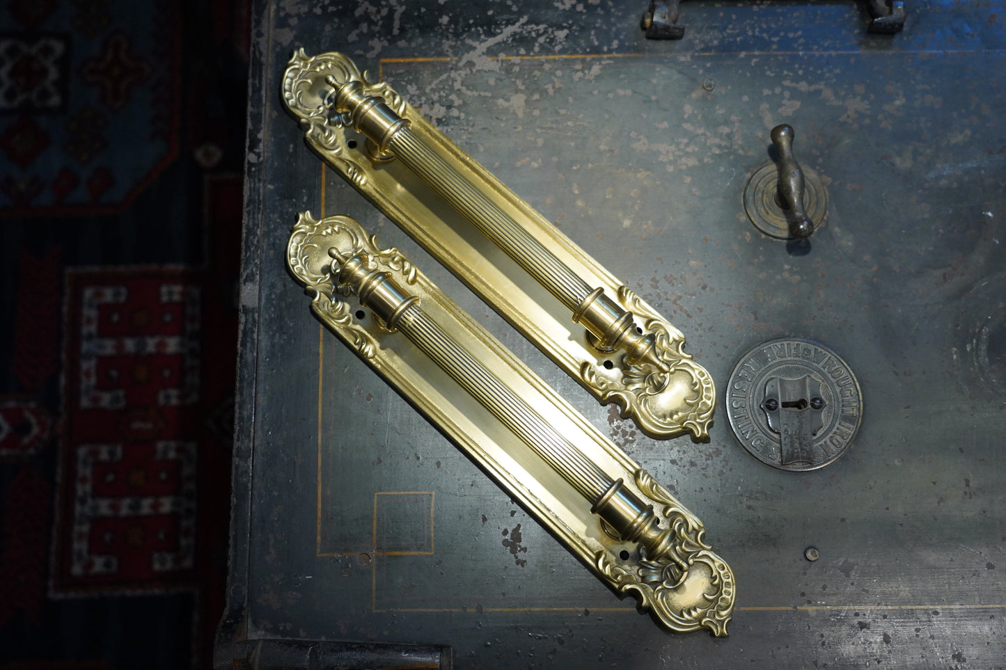 Regal - Brass Door Pull Handle Pair