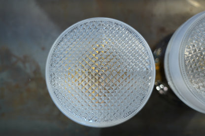 Luminis - Elegant Glass & Brass Ceiling/Wall Lamp