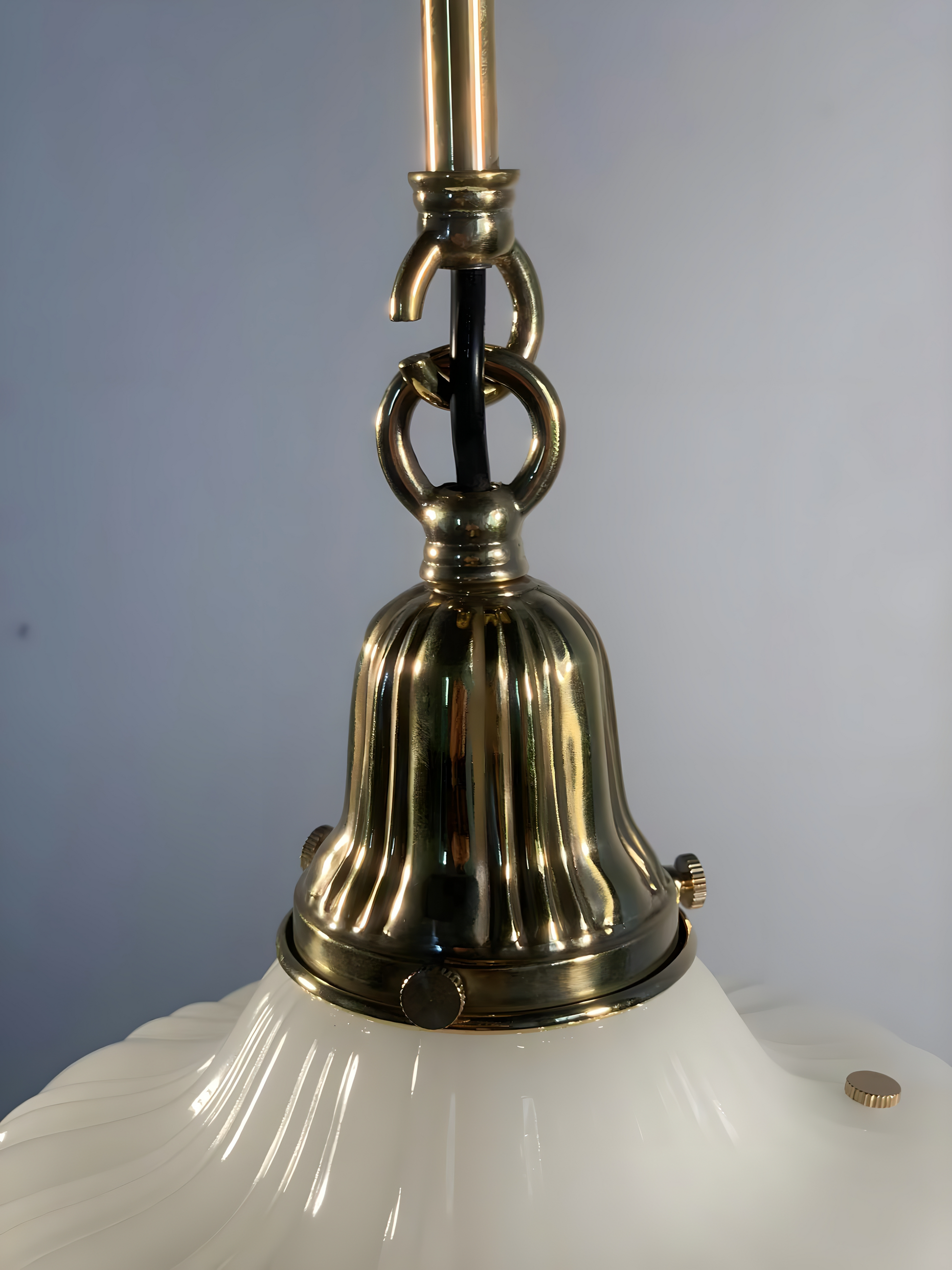 White milk top glass pendant light