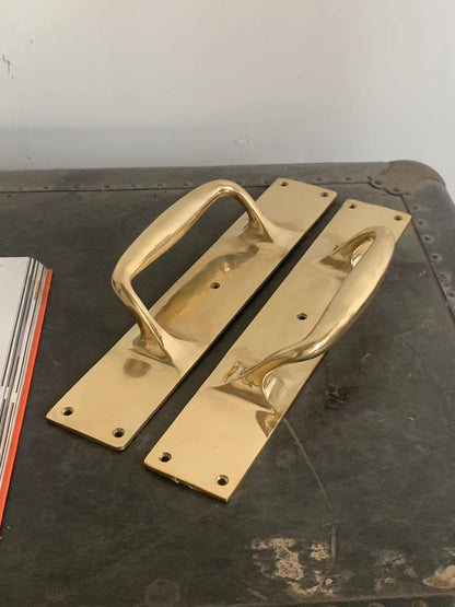 Aurum - Brass Door Pull Handle Pair